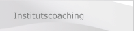 Institutscoaching